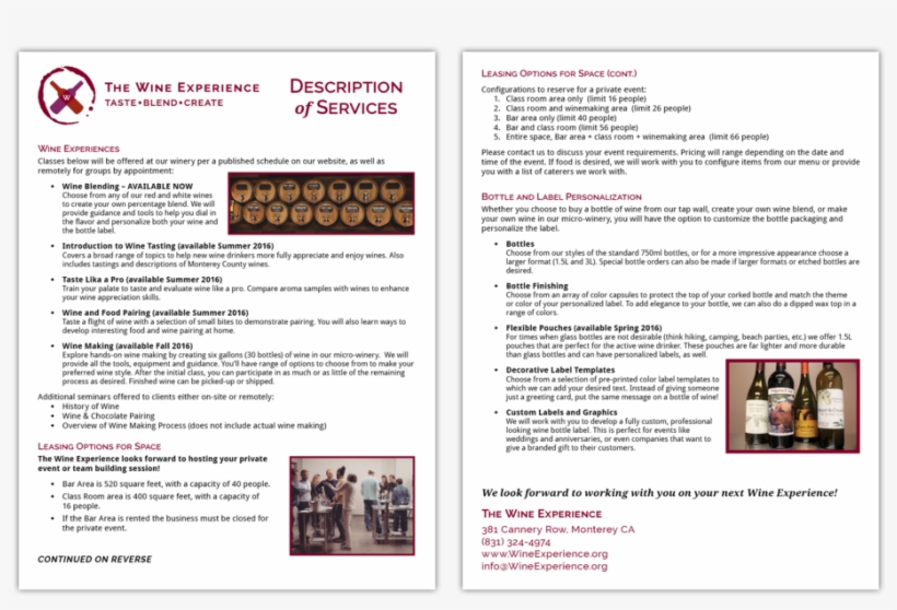 Description Of Services Handout Brochure Transparent Png 1000x748 Free Download On Nicepng