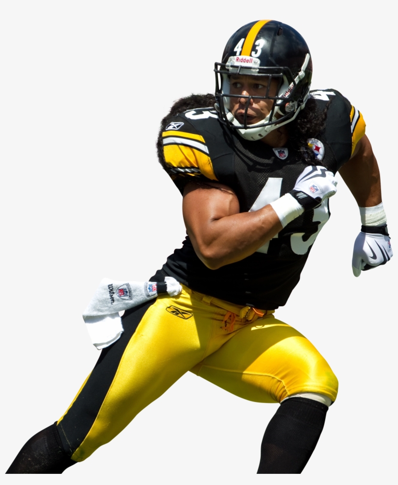 Source - - Troy Polamalu Pittsburgh Steelers Art, transparent png download