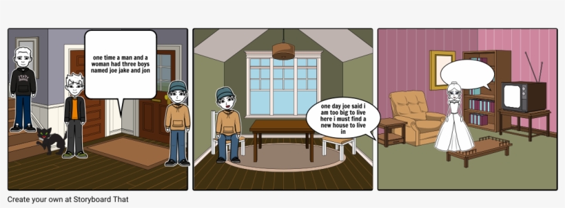 Who Will Fill Up The Little House - Storyboard, transparent png download