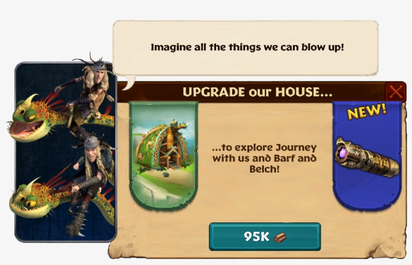 Ruffnut & Tuffnut's House Upgrade Quest - Dragons Rise Of Berk Fully Upgraded, transparent png download