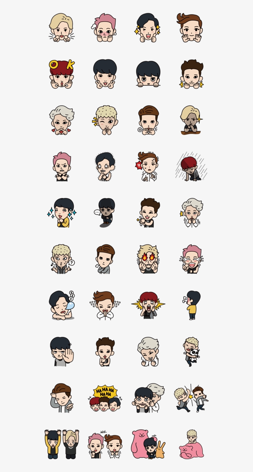 In The Line Sticker Shop, The 1st Set Is Listed As - Sticker Ao No Exorcist, transparent png download