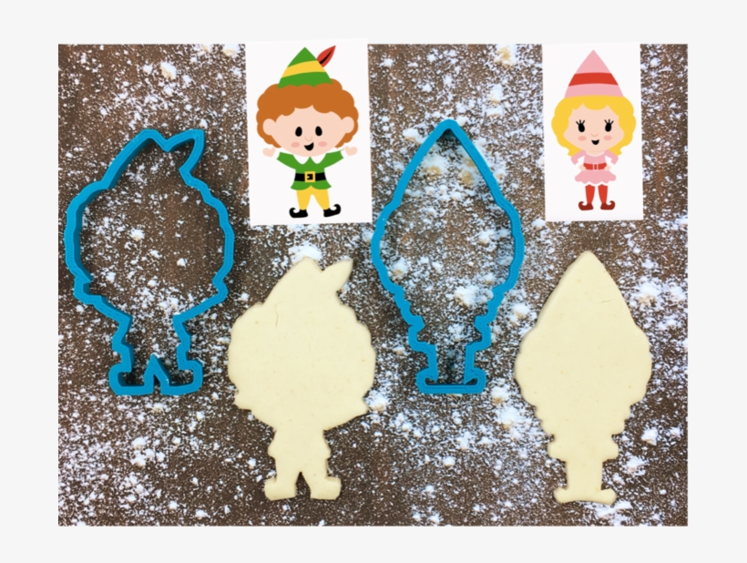 Buddy & Jovie The Elves Cookie Cutter Set - Cookie Cutter, transparent png download