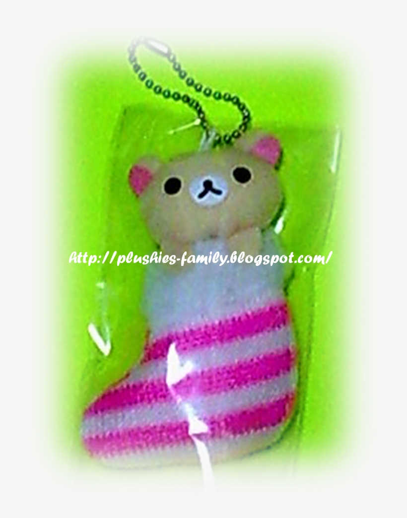 Korilakkuma In Socks Keychain - Color Club Winter Garden, transparent png download