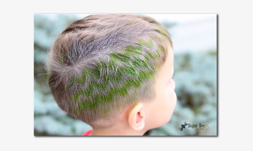 Hair Stenciling [crazy Hair Day] - Hair, transparent png download