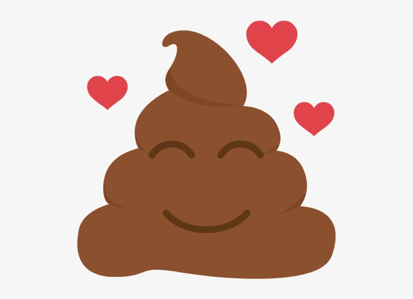Poo Emoji - Poop Emoji Cute, transparent png download