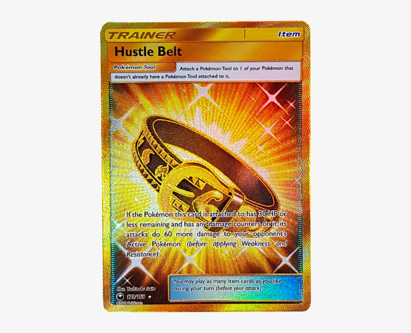 Hustle Belt Secret Rare - Celestial Storm New Pokemon, transparent png download