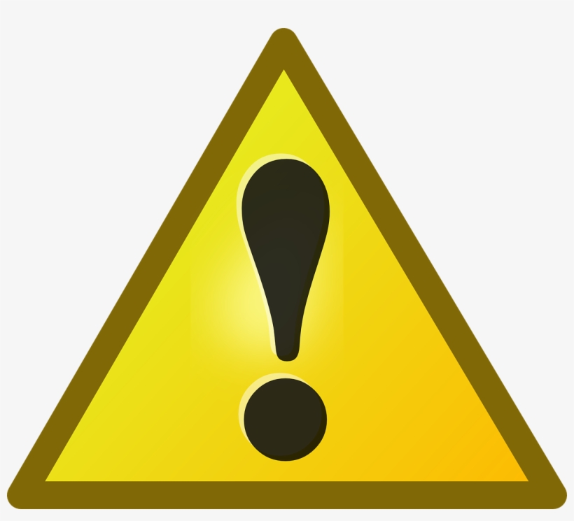Atencion Icono Png - Warning Emoji, transparent png download