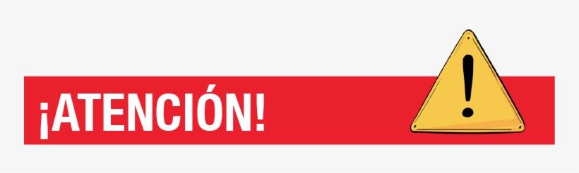 Resultado De Imagen Para Atencion Png - Placa De Atencion, transparent png download