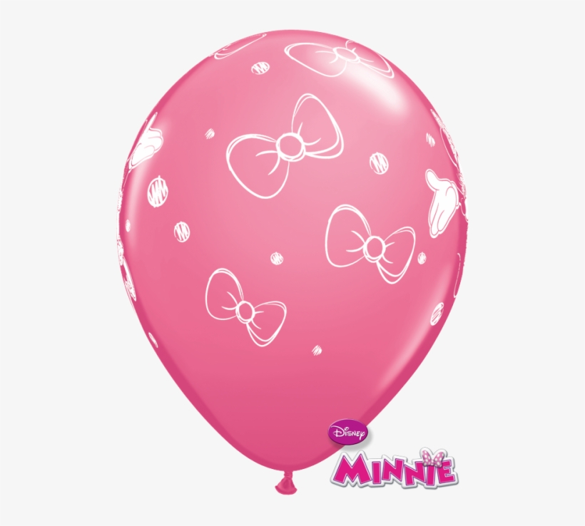 Minnie Mouse Latex Balloons 6s, transparent png download