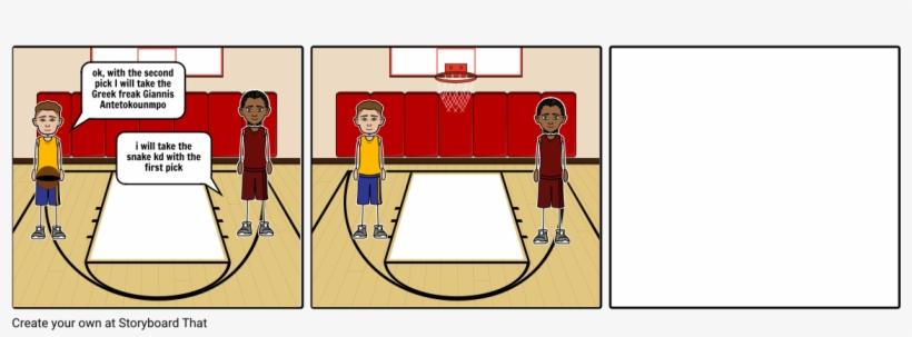Curry Vs James Picking All Star Team - Cartoon, transparent png download