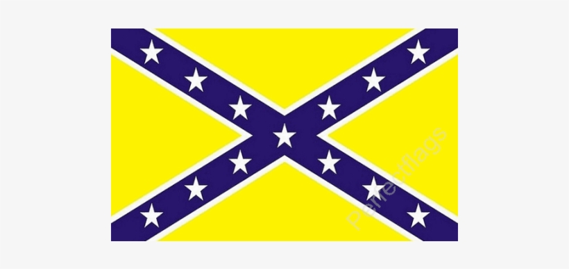 Rebel Yellow Flag - Dallas Cowboys Confederate Flag, transparent png download
