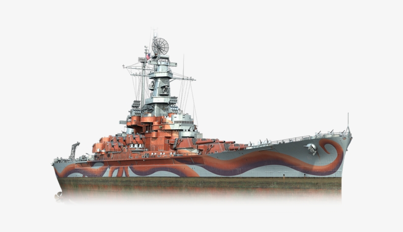 One Of A Series Of The South Dakota-class Battleships - World Of Warships Alabama St, transparent png download