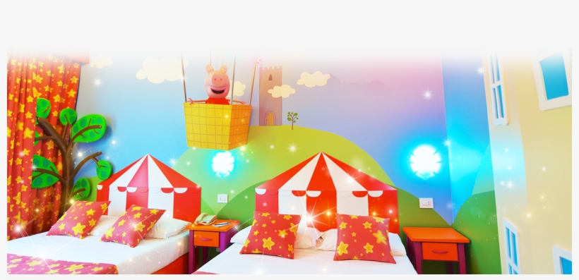 Peppa Pig Theme Room New - Illustration, transparent png download