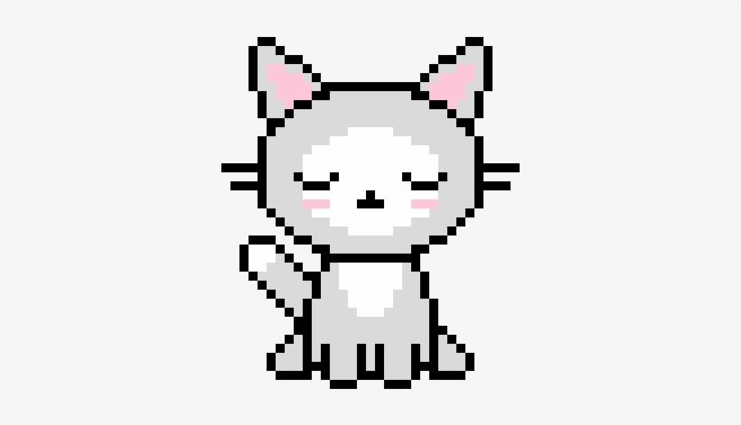Kawaii Cat - Pixel Panda Throw Blanket, transparent png download