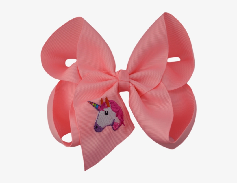 Embroidered Unicorn Bow - Bows Png, transparent png download