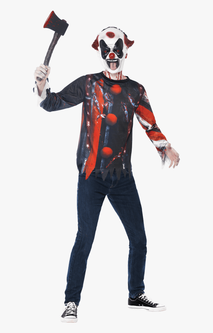 Teen Halloween Sinister Creepy Clown Kit" Name="og - Payasos De Terror Disfraz, transparent png download