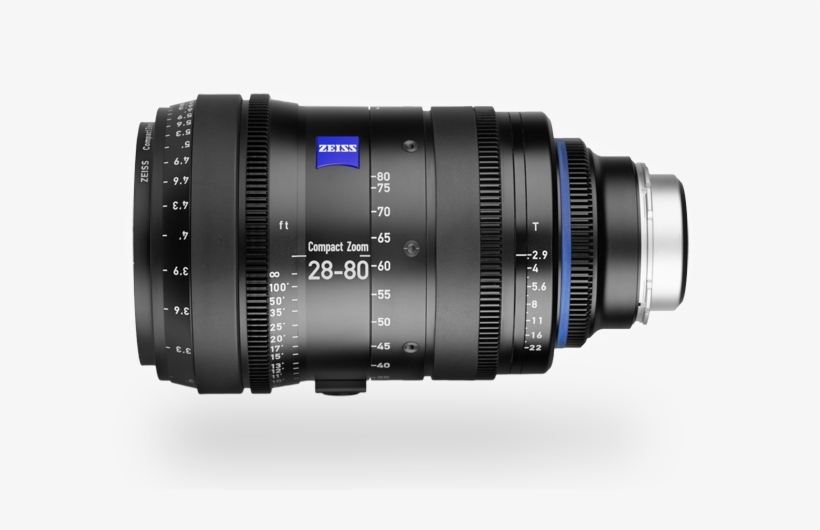 The New Compact Zoom Cz - Zeiss 28 80mm T2 9 Compact Zoom, transparent png download