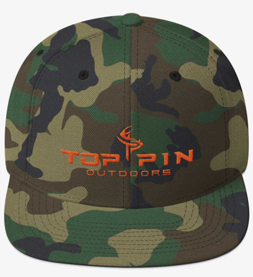 Top Pin Outdoors Camo Snapback, transparent png download