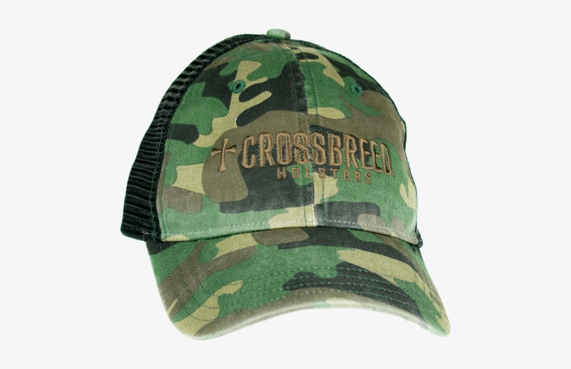 Crossbreed® Woodland Camo Trucker Hat - Trucker Hat, transparent png download