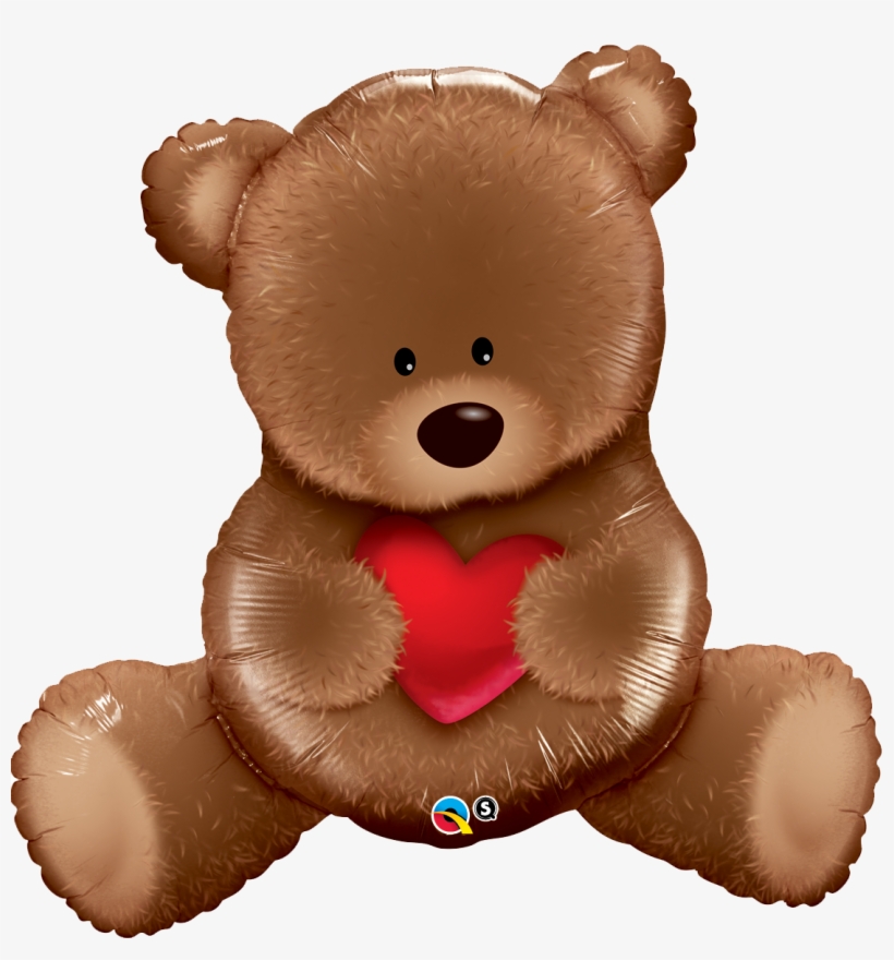 Balloon Png - 35" Teddy Bear Love Foil Balloon, transparent png download