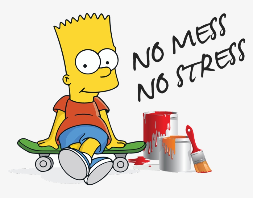 Bart The Painter - Bart, transparent png download