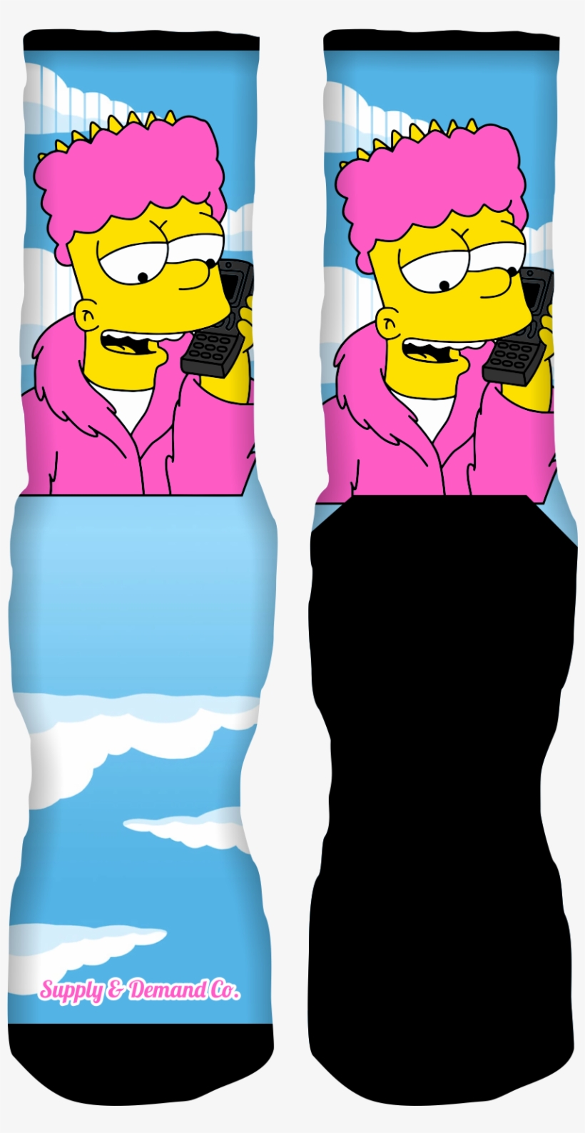 Supply & Demand-camron Bart Custom Socks - Svt H X 17 Basic Tees, transparent png download