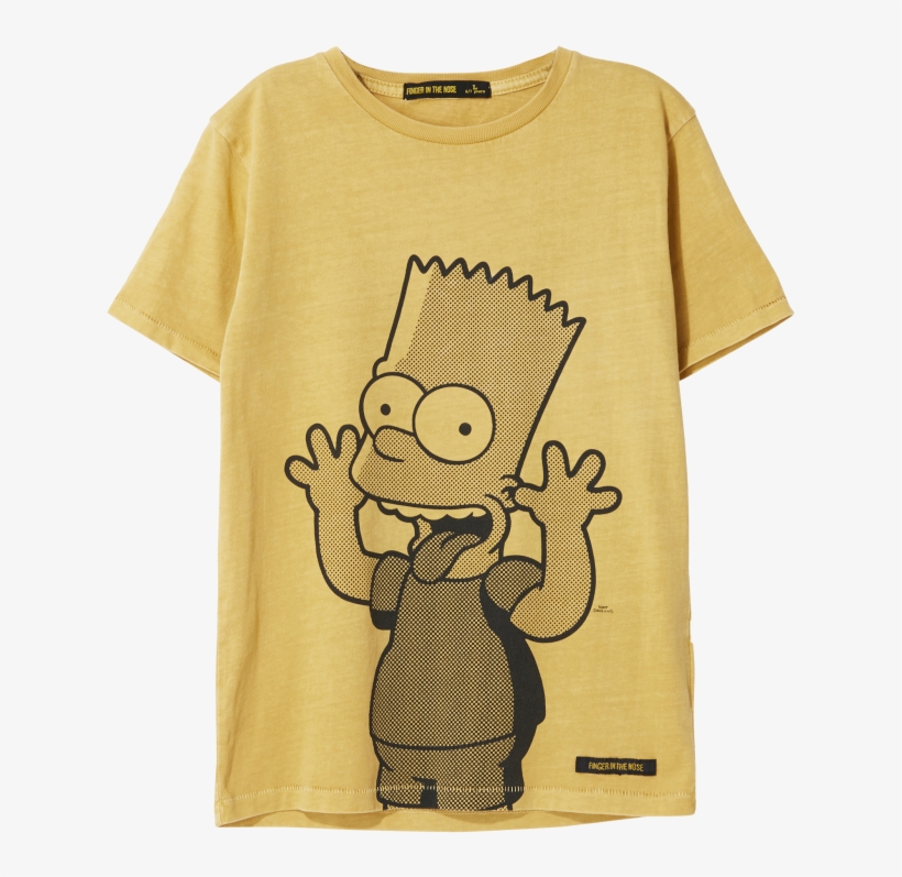 Finger In The Nose Dalton Funny Bart - T-shirt, transparent png download