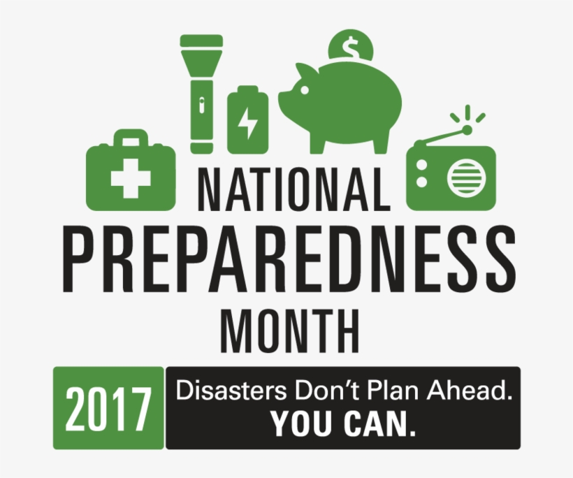 National Preparedness Month 2017 Logo [png] - National Preparedness Month 2017, transparent png download