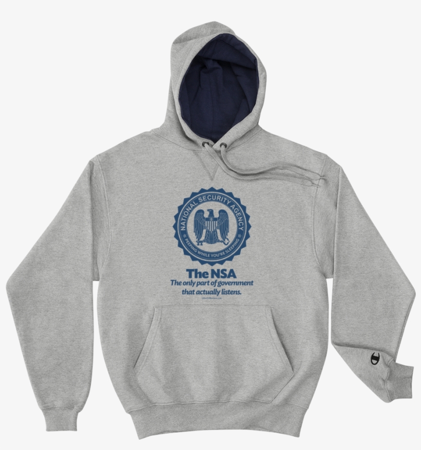 The Nsa Champion Heavy Pullover Hoodie - Champion, transparent png download