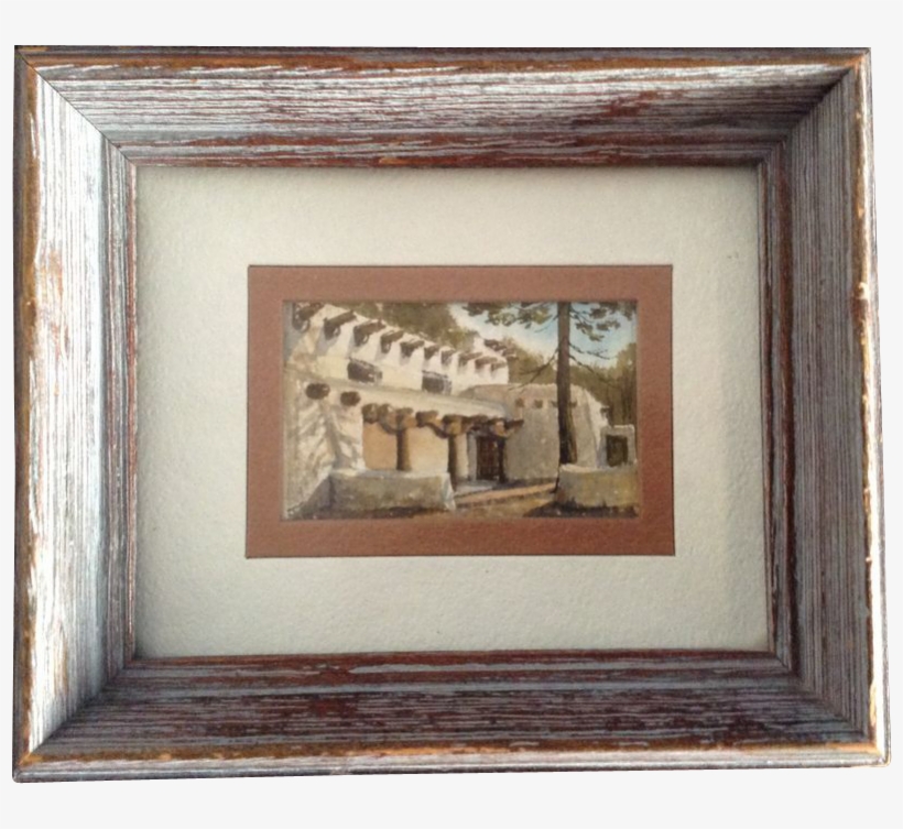Smale, Watercolor Painting Miniature Postage Stamp - Picture Frame, transparent png download