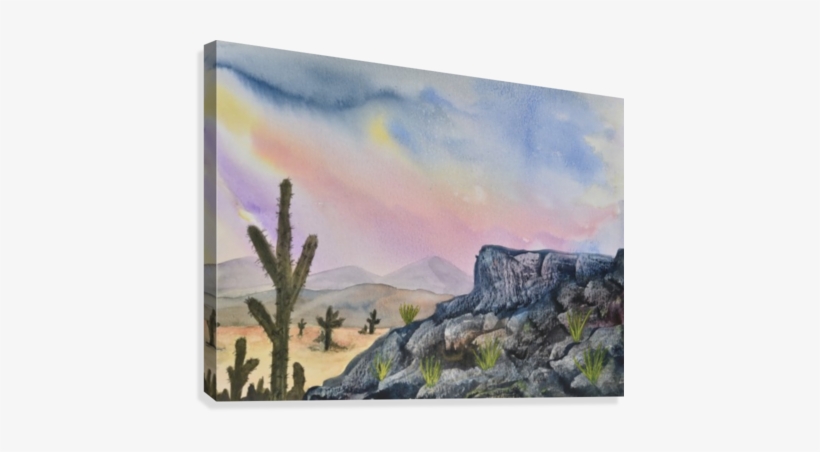 Southwest Landscape I Canvas Print - Canvas Print, transparent png download