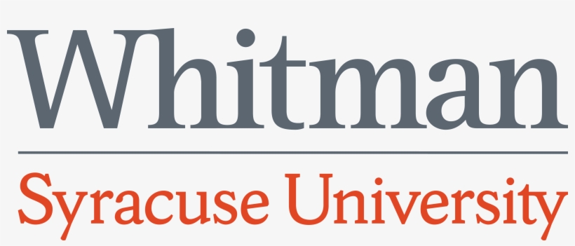 Business Analytics@syracuse - Whitman School Of Management Logo, transparent png download