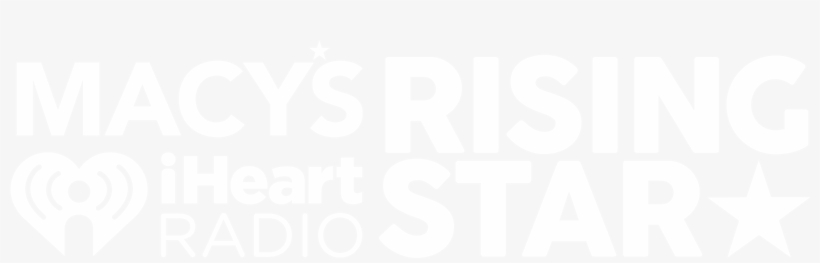 Macys Logo Transparent - Heart Radio Rising Star 2017, transparent png download