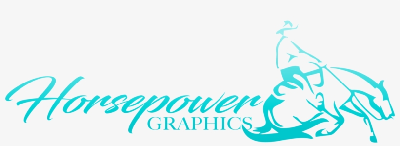 Horsepower Graphics September 2018 Logo Teal - Graphic Design, transparent png download