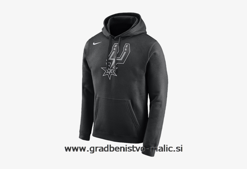 Men's Nike Nba Club Logo Hoodie Best Seller San Antonio - Black Nike Miami Heat Jersey, transparent png download