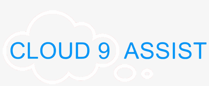 Cloud 9 Assist Logo White Cloud No Background Daring Color Mix