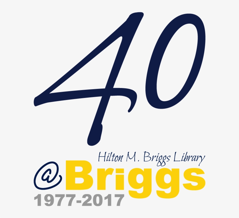 Briggs Library - 40th Anniversary - Logo, transparent png download