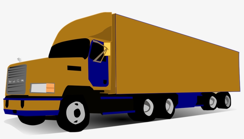 Less Than Truckload- Ltl Shipping - 18 Wheeler Clip Art, transparent png download