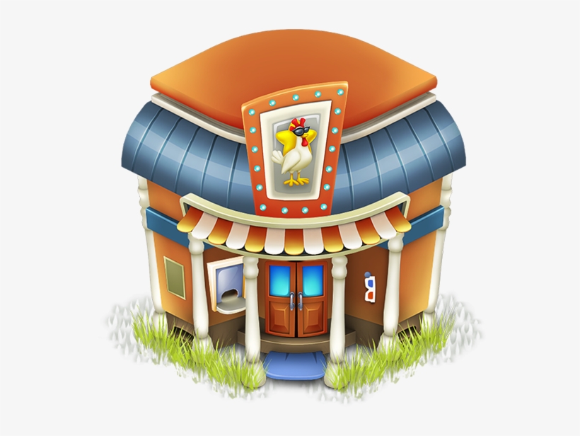 The Appearance Of The Cinema - Hay Day Movie Theater, transparent png download