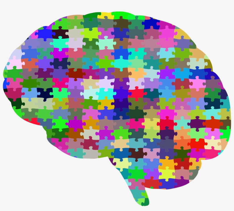 Big Image - Jigsaw Puzzle Brain, transparent png download