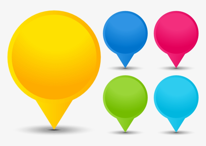 Map - Icon - Vector - Pointer Map Icon Orange Png, transparent png download