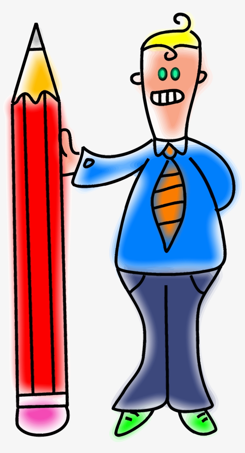 This Free Icons Png Design Of Giant Pencil Man, transparent png download