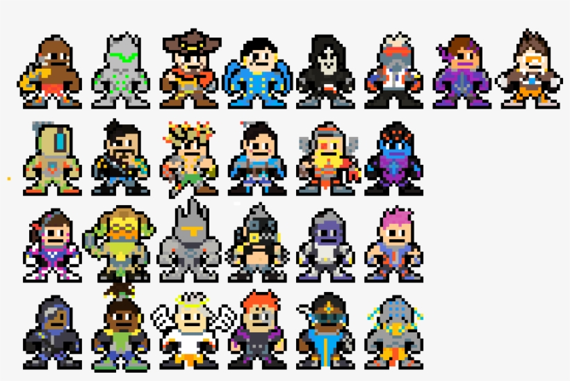 Overwatch Characters - Cartoon, transparent png download