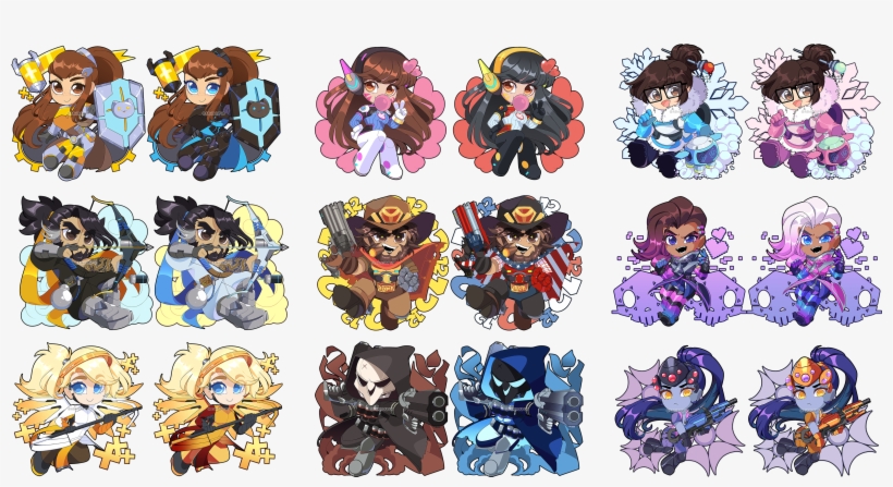 Chibiwatch Charm Set, transparent png download