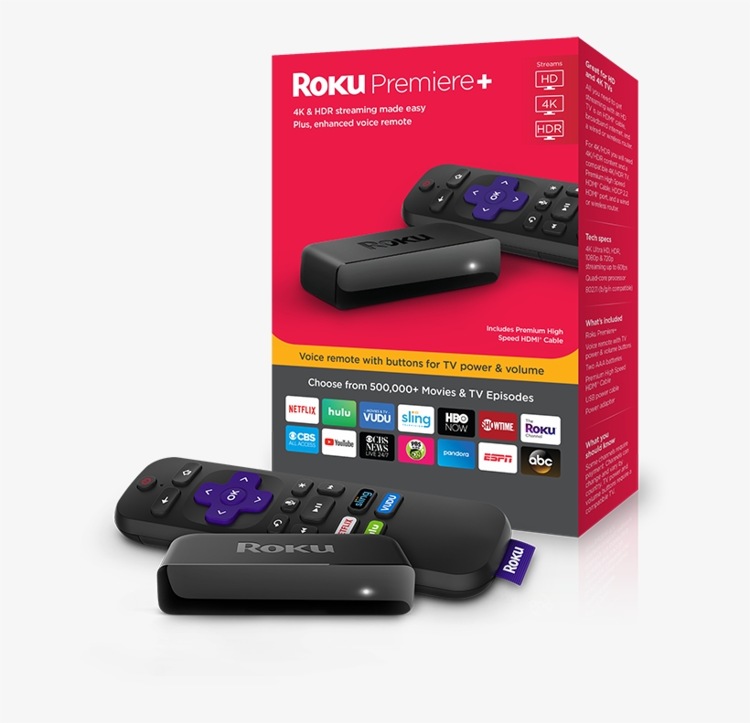 Roku Premiere Plus - Roku Premiere, transparent png download