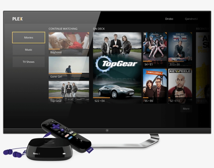 Plex Has Announced Plex For Roku And Xbox 360 Will - Plex On Roku, transparent png download