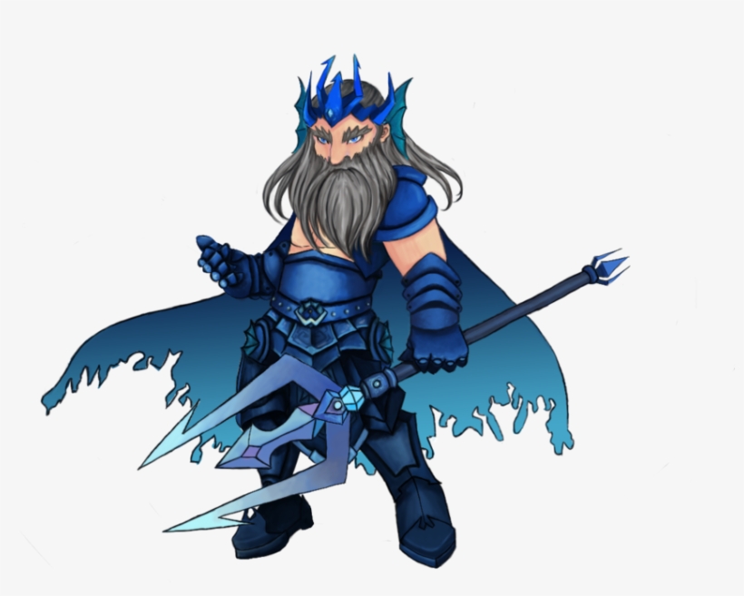 Poseidon Drawing Chibi Cartoon Transparent Png 900x638 Free Download On Nicepng