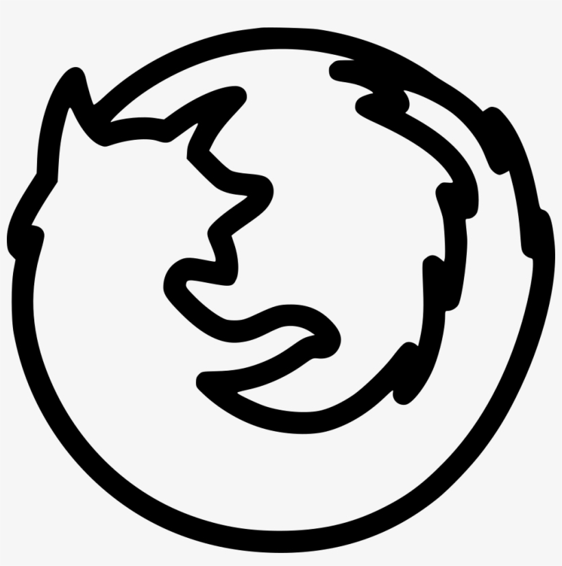 Firefox Copyrighted Comments - Firefox White Logo Png, transparent png download