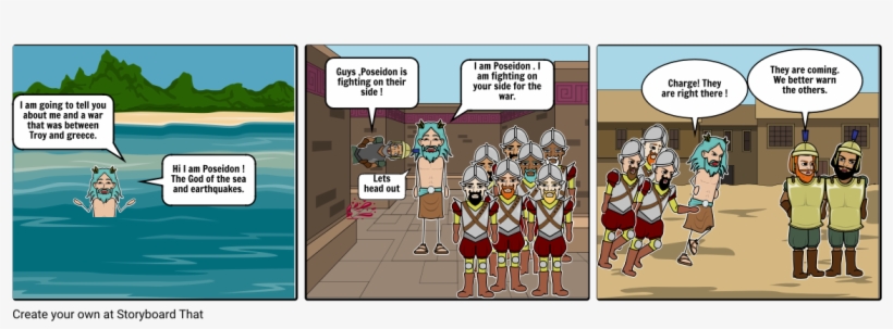 Greek God Poseidon - Greek Mythology, transparent png download