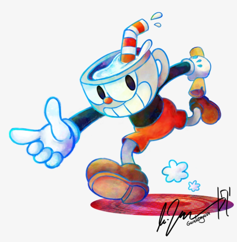 Picture Black And White Library Butt Transparent Cuphead - Mario And Luigi Dream Team Art Style, transparent png download